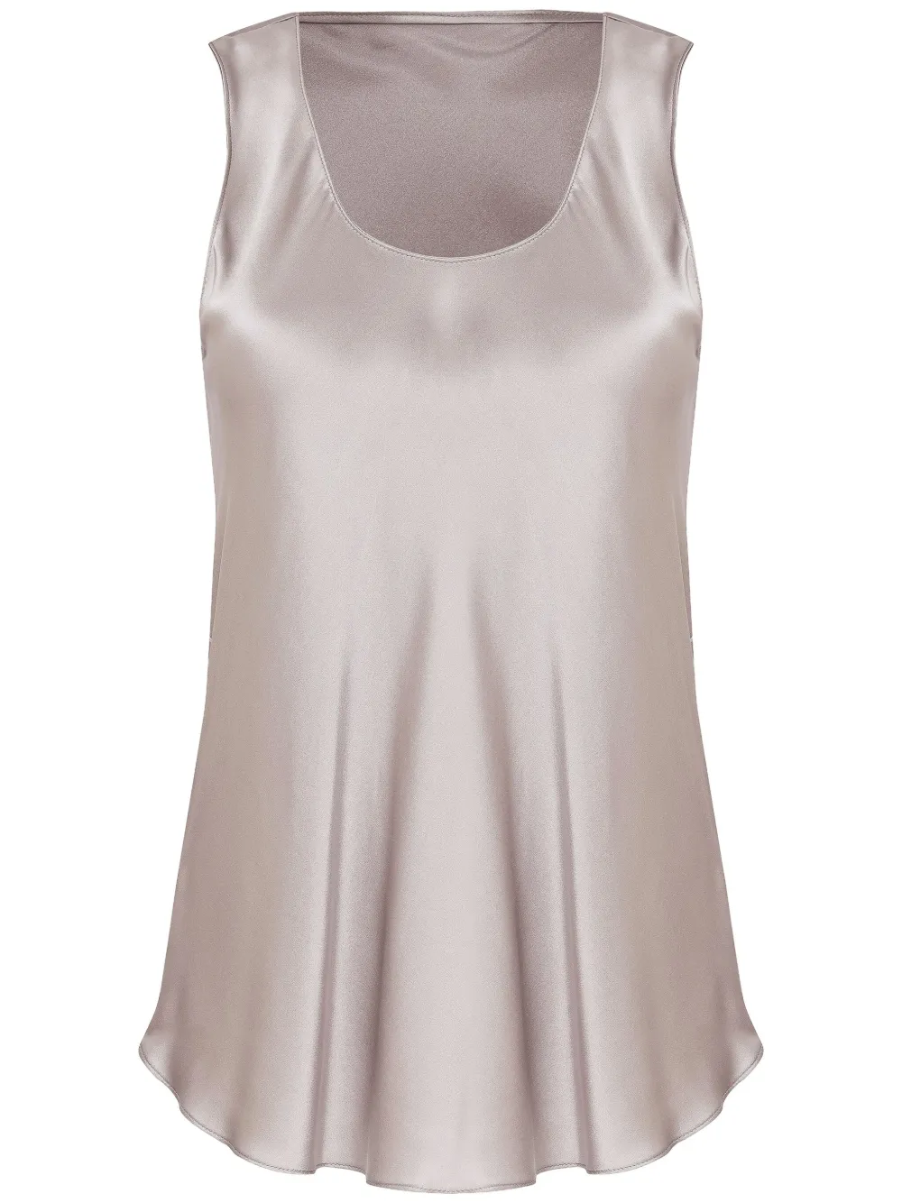 Uma | Raquel Davidowicz satin tank top | Grey | Image 1