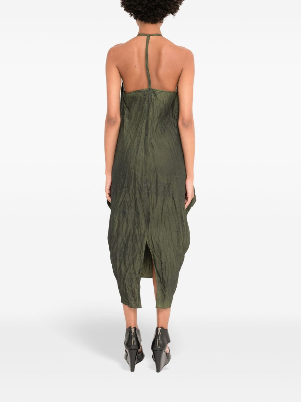 UMA RAQUEL DAVIDOWICZ CRINKLED-FINISH DRESS 