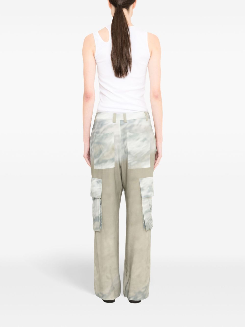 UMA RAQUEL DAVIDOWICZ PANELLED CARGO TROUSERS 