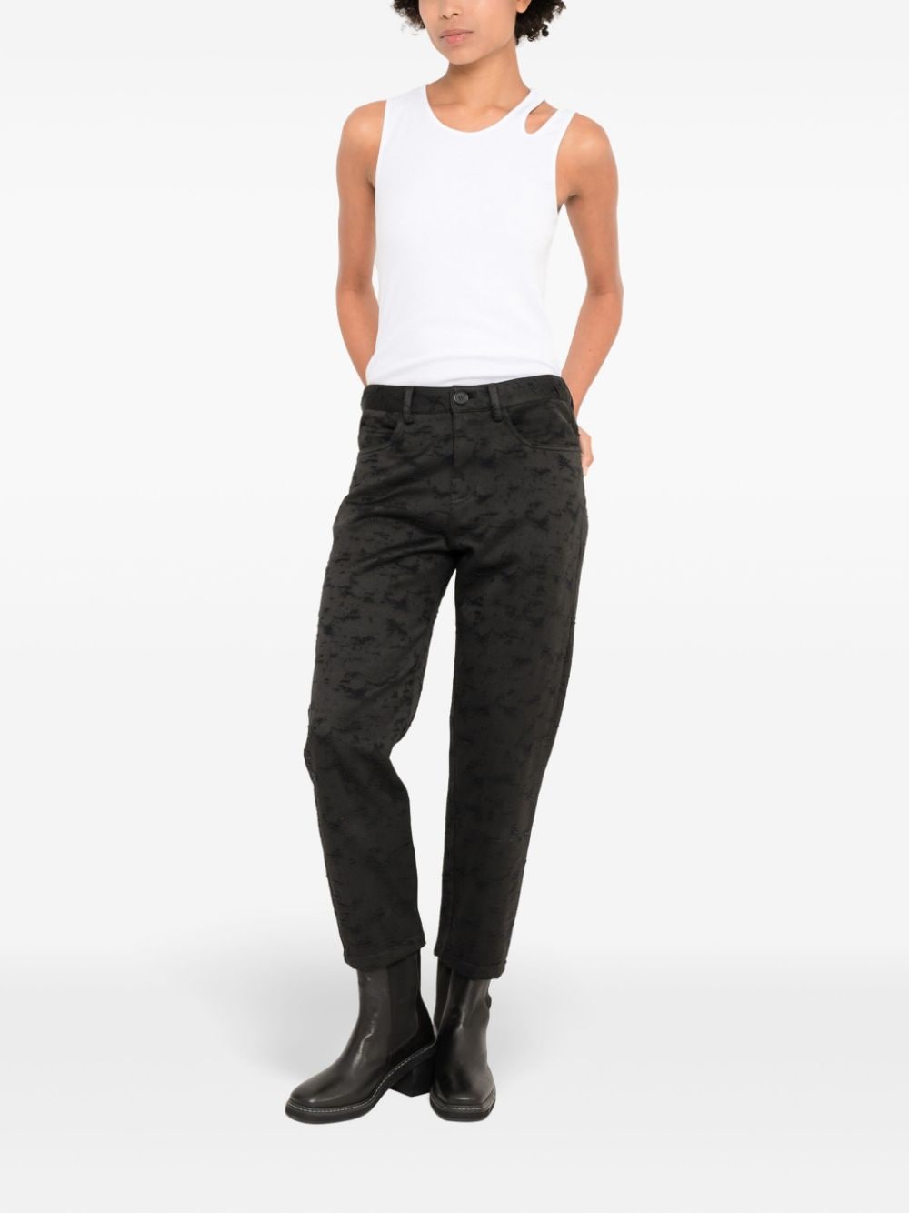 Uma | Raquel Davidowicz straight-leg trousers - Zwart