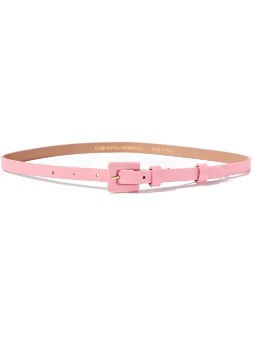 Ceinture fine en cuir verni (années 90) - Carolina Herrera - Modalova