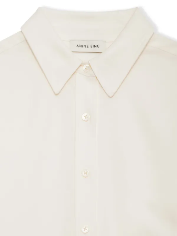 ANINE BING Braxton Shirt | Neutrals | FARFETCH ANINE BING Braxton Shirt | Neutrals | FARFETCH