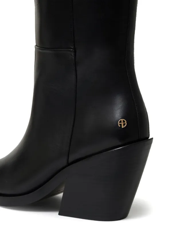 ショートブーツ・ブーティ ANINE BING Bekah Boots - ANINE BING - Calfskin - Black ANINE BING Bekah Boots | Black | FARFETCH