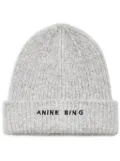 ANINE BING Elia Beanie - Grey