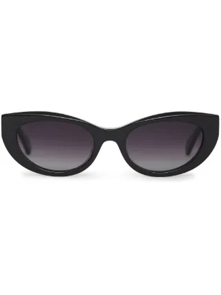 ANINE BING Cannes Sunglasses | Black | FARFETCH