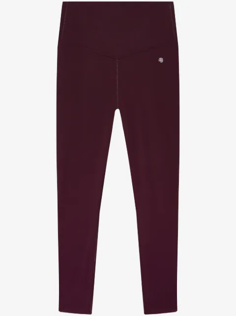 ANINE BING Legging met logoplakkaat