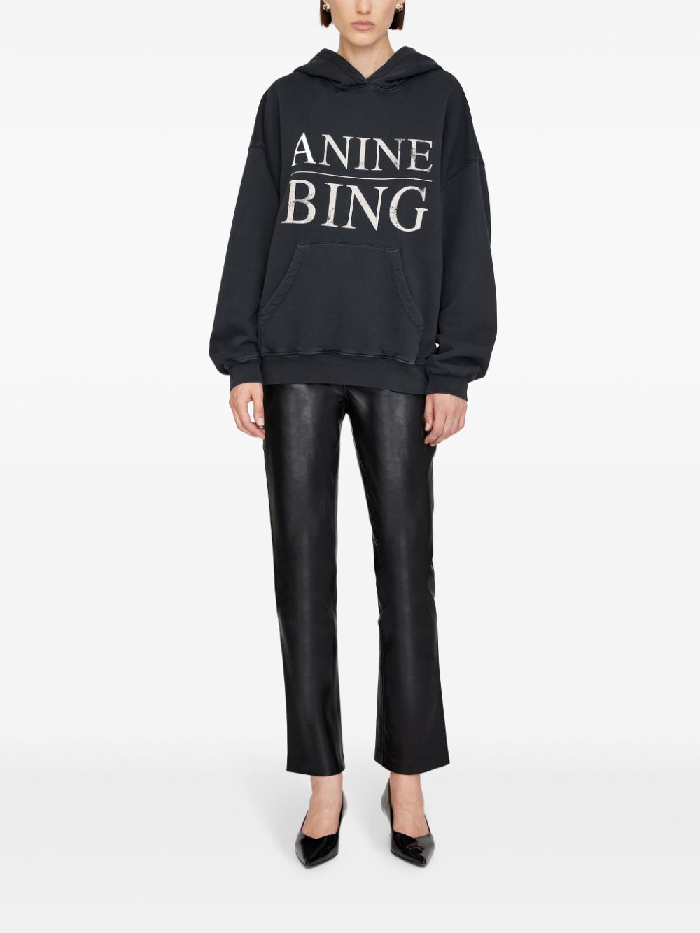 ANINE BING Harvey seriële hoodie - Zwart