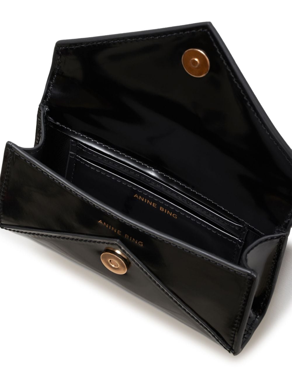 Shop Anine Bing Elly Wallet In Black