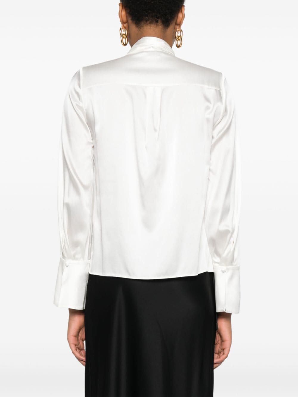 Shop Alice And Olivia Lloyd Shirt In White