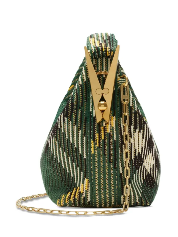 Burberry Micro Peg Shoulder Bag | Green | FARFETCH