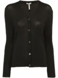 Hermès Pre-Owned 1990-2000 ribbed-knit cardigan - Brown