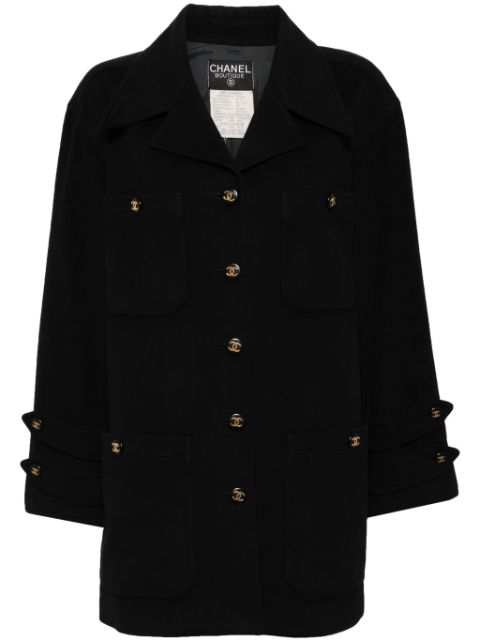 CHANEL 1993 single-breasted coat Women