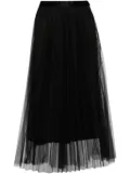 JNBY pleated A-line skirt - Black