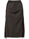 JNBY deconstructed midi skirt - Brown