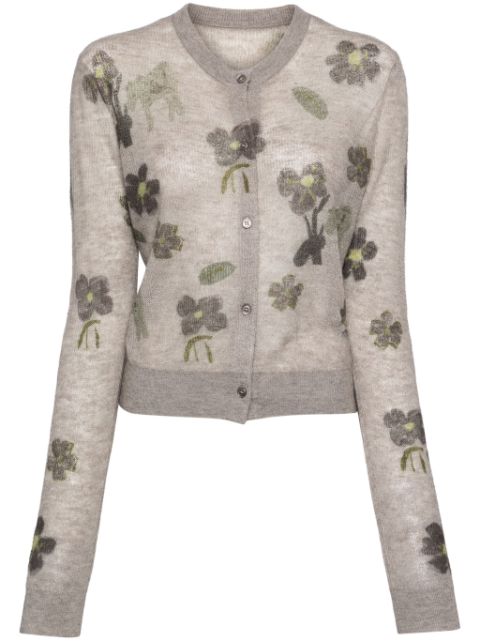 JNBY floral-intarsia cardigan Women