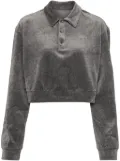JNBY corduroy classic-collar sweatshirt - Grey