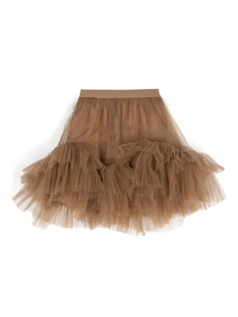 jnby by JNBY mesh A-cut skirt