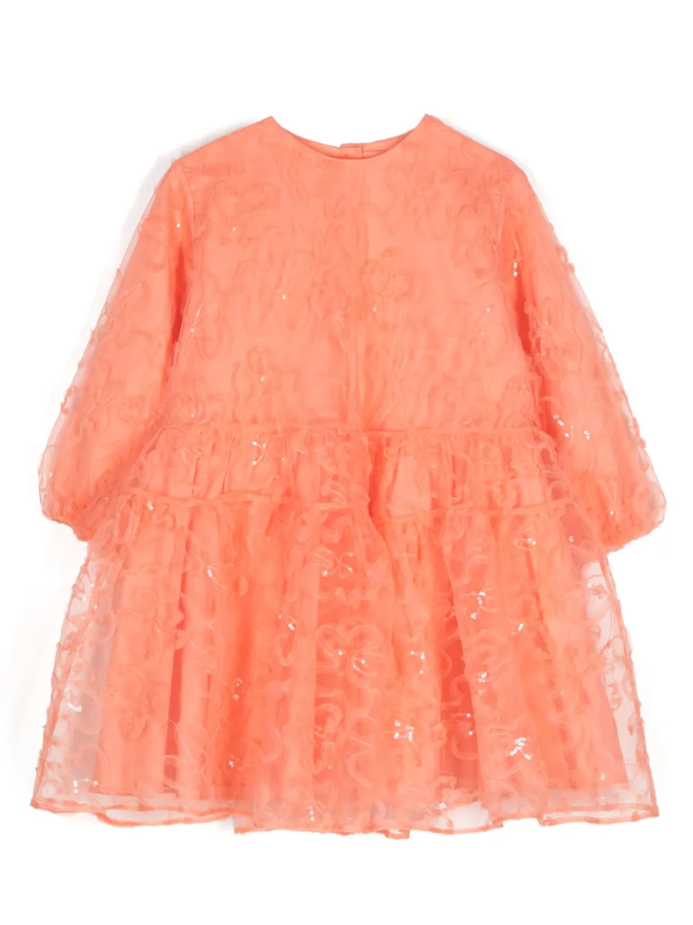 jnby by JNBY embroidered pleated dress - Pink