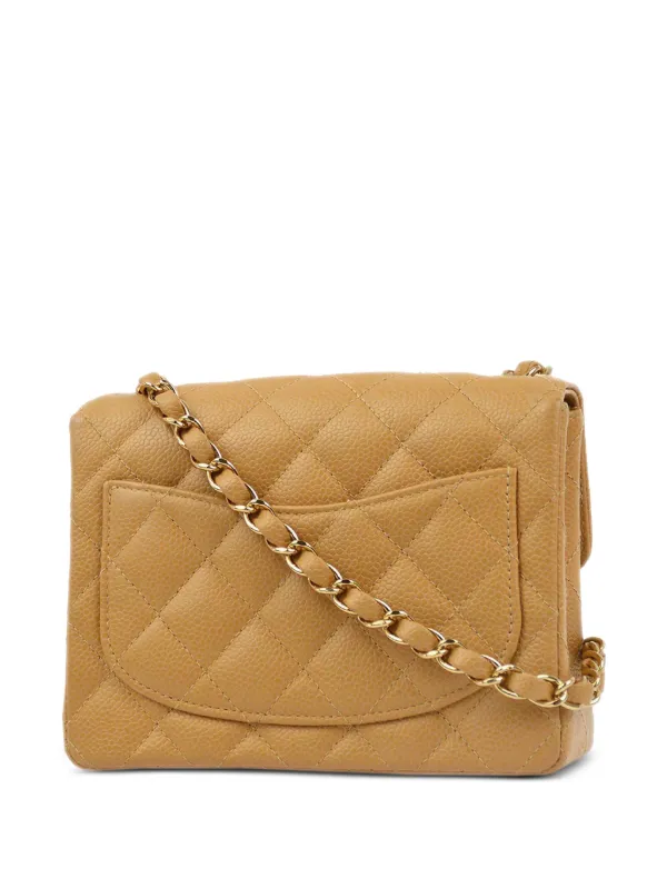 CHANEL Pre-Owned 2003 Classic Flap Shoulder Bag Neutrals FARFETCH PH