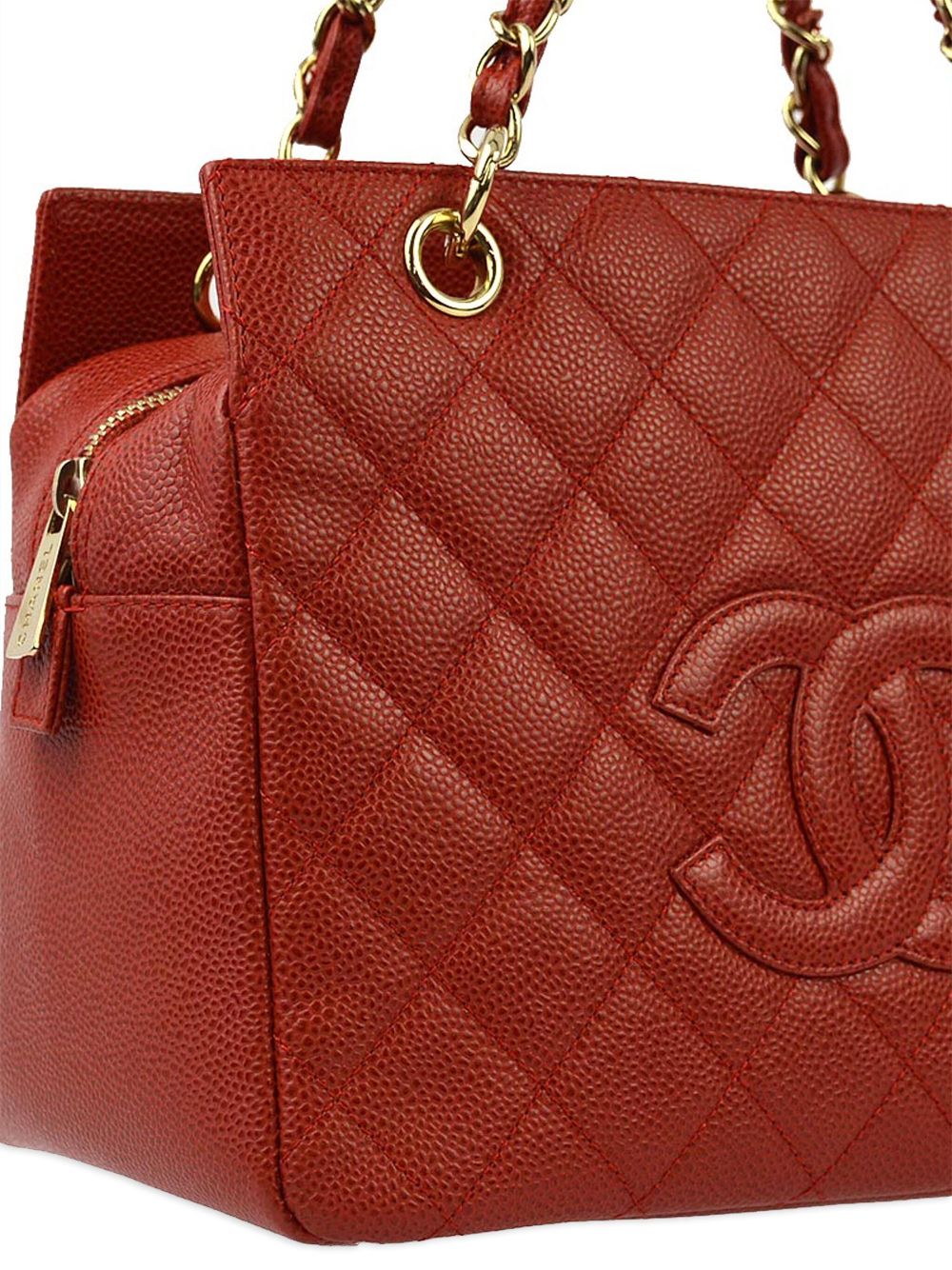 CHANEL 2002 CC quilted tote bag Women