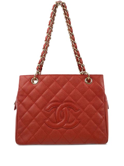 CHANEL 2002 CC quilted tote bag Women