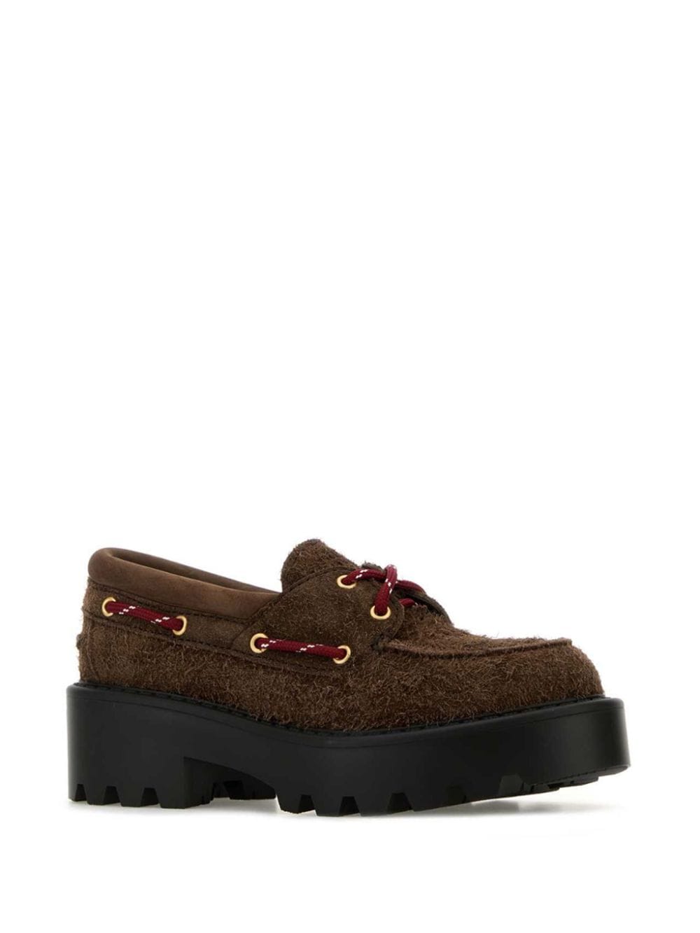 Miu Miu Brown suede loafers - Bruin