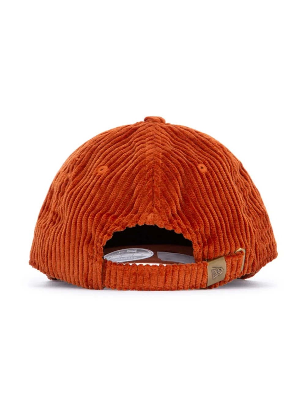 NEW ERA CAP Ribfluwelen pet met geborduurd logo Oranje
