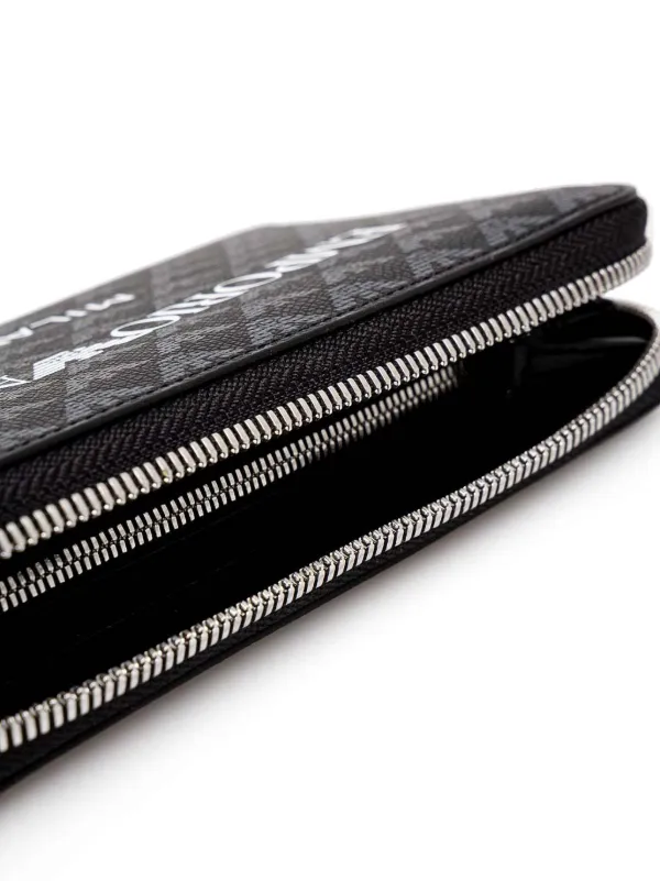 Emporio Armani Monogram Wallet | Black | FARFETCH
