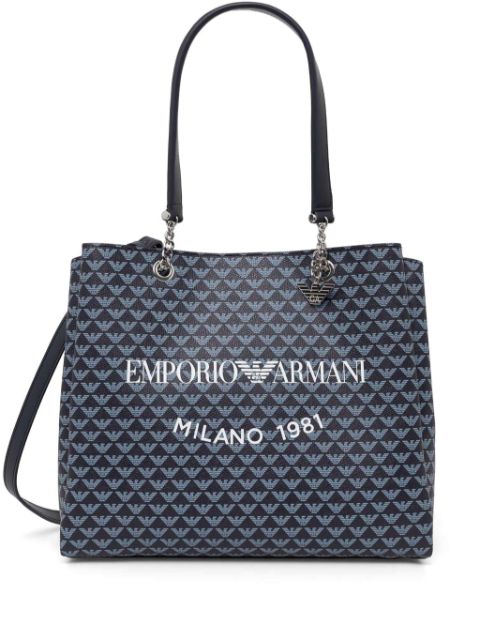 Emporio Armani logo-print tote bag Women