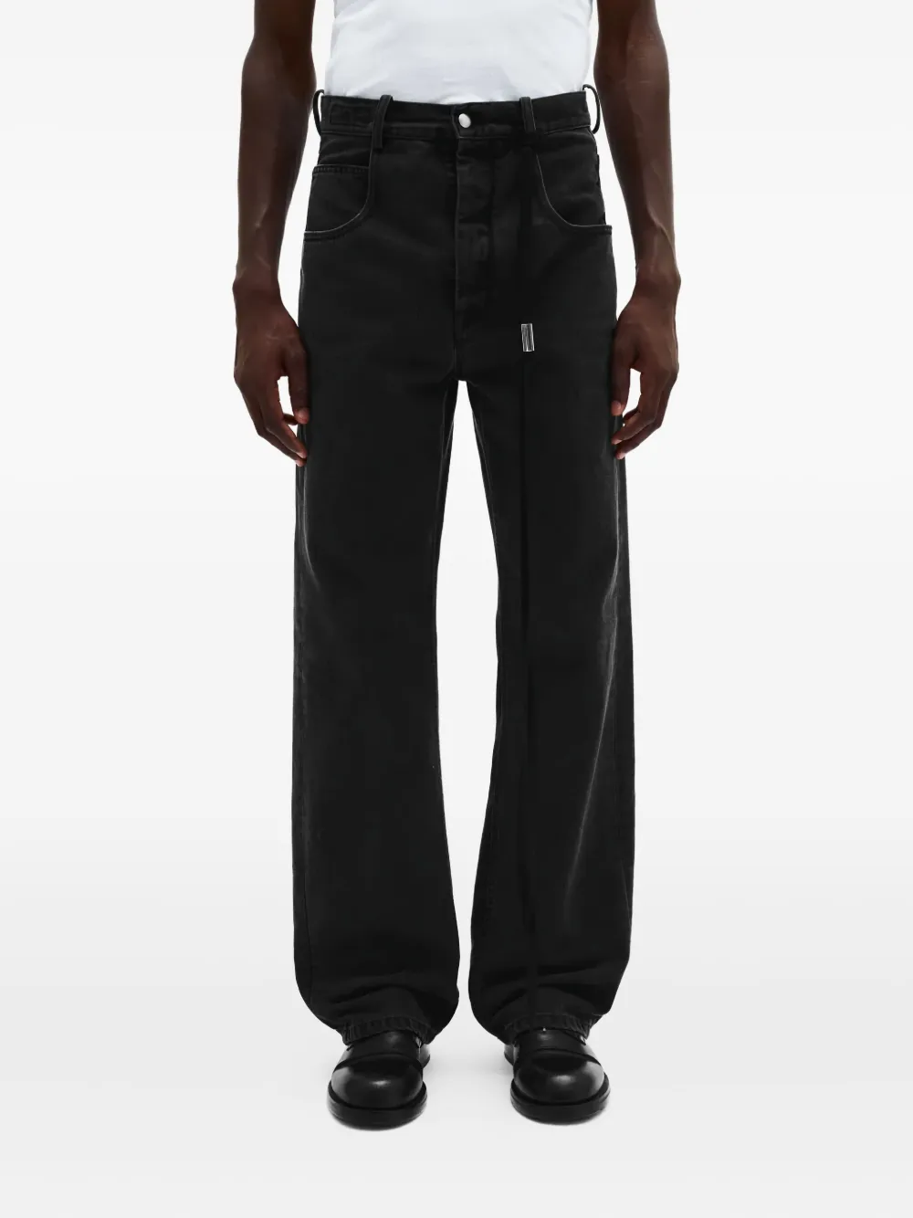 Ann Demeulemeester button-fastening  jeans | Grey | Image 1