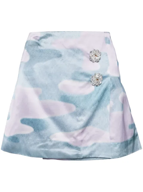 MERYLL ROGGE graphic-print mini skirt