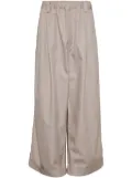 MERYLL ROGGE wide-leg cotton chinos - Neutrals