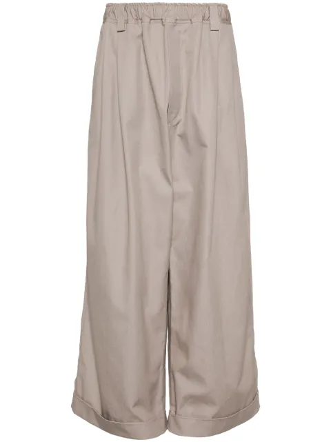 MERYLL ROGGE wide-leg cotton chinos