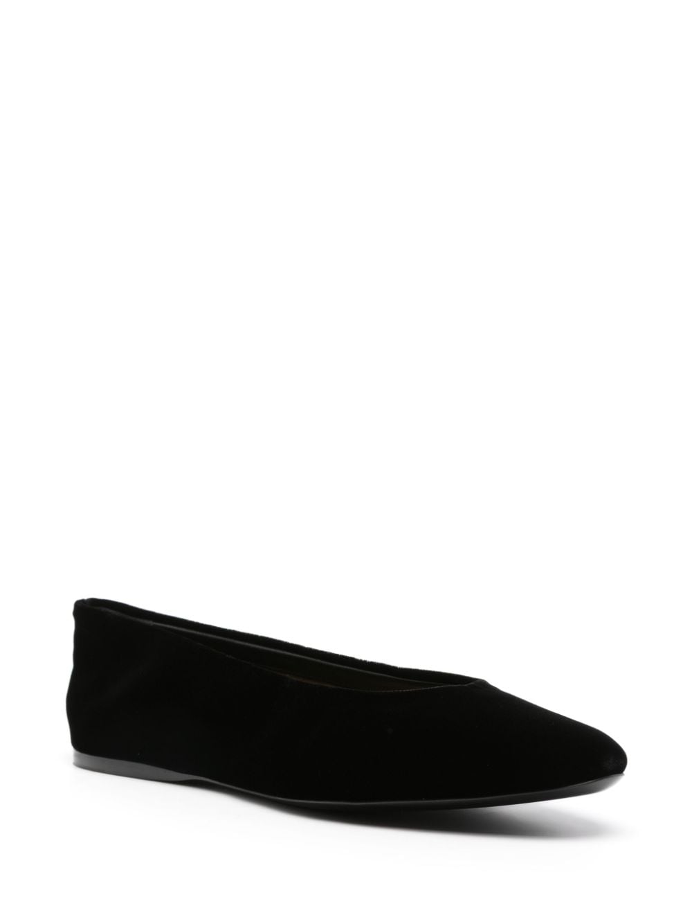 Saint Laurent Gio ballerina's - Zwart