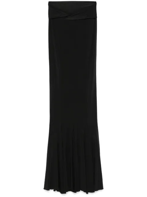 Nensi Dojaka crossover-detail maxi skirt