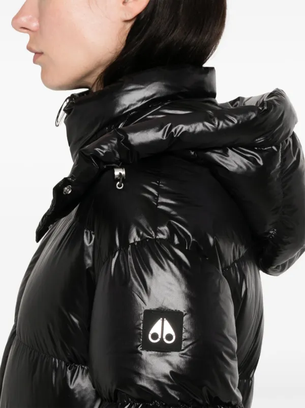 Moose Knuckles Juniper Down Puffer Coat | Black | FARFETCH