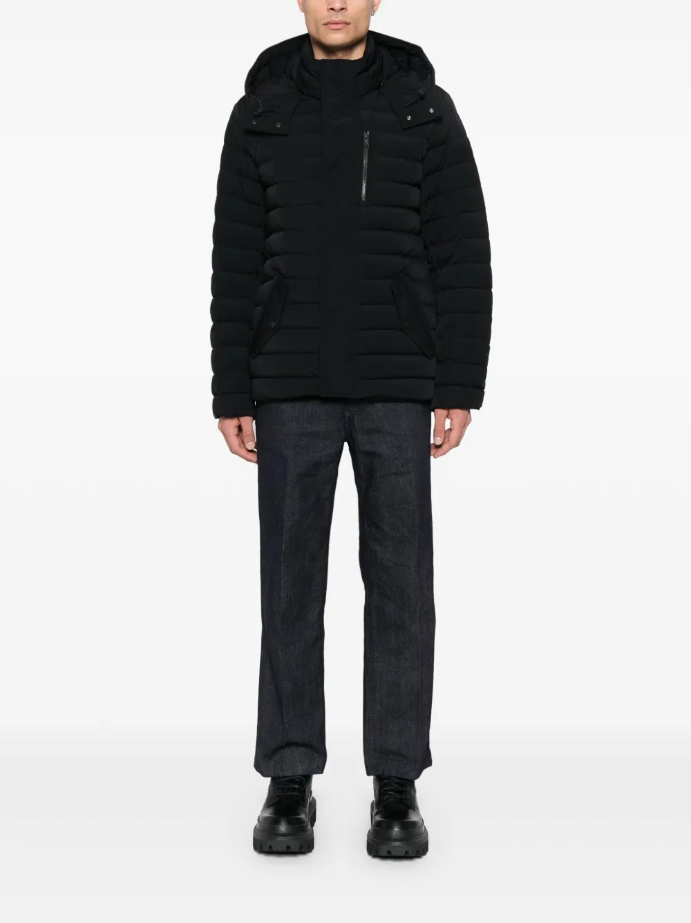 Moose Knuckles Greystone donsjack - Zwart
