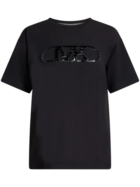 Michael Michael Kors playera con aplique del logo