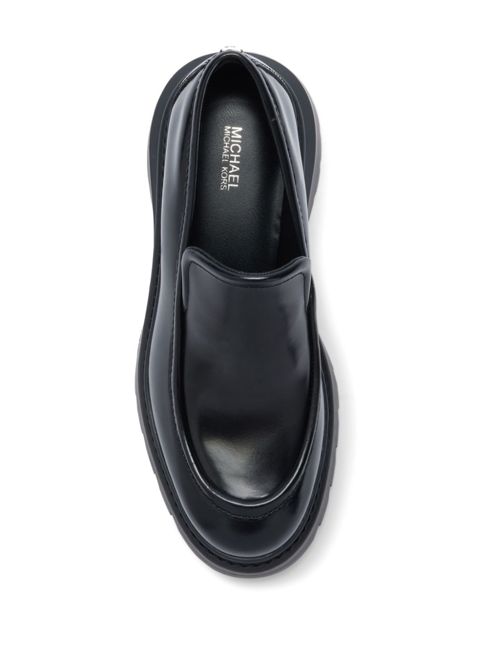 Michael Kors 76 mm Shiloh loafers Zwart