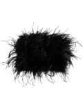 Michael Kors feather-detail tube top - Black