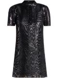 Michael Kors metallic-pattern T-shirt dress - Black