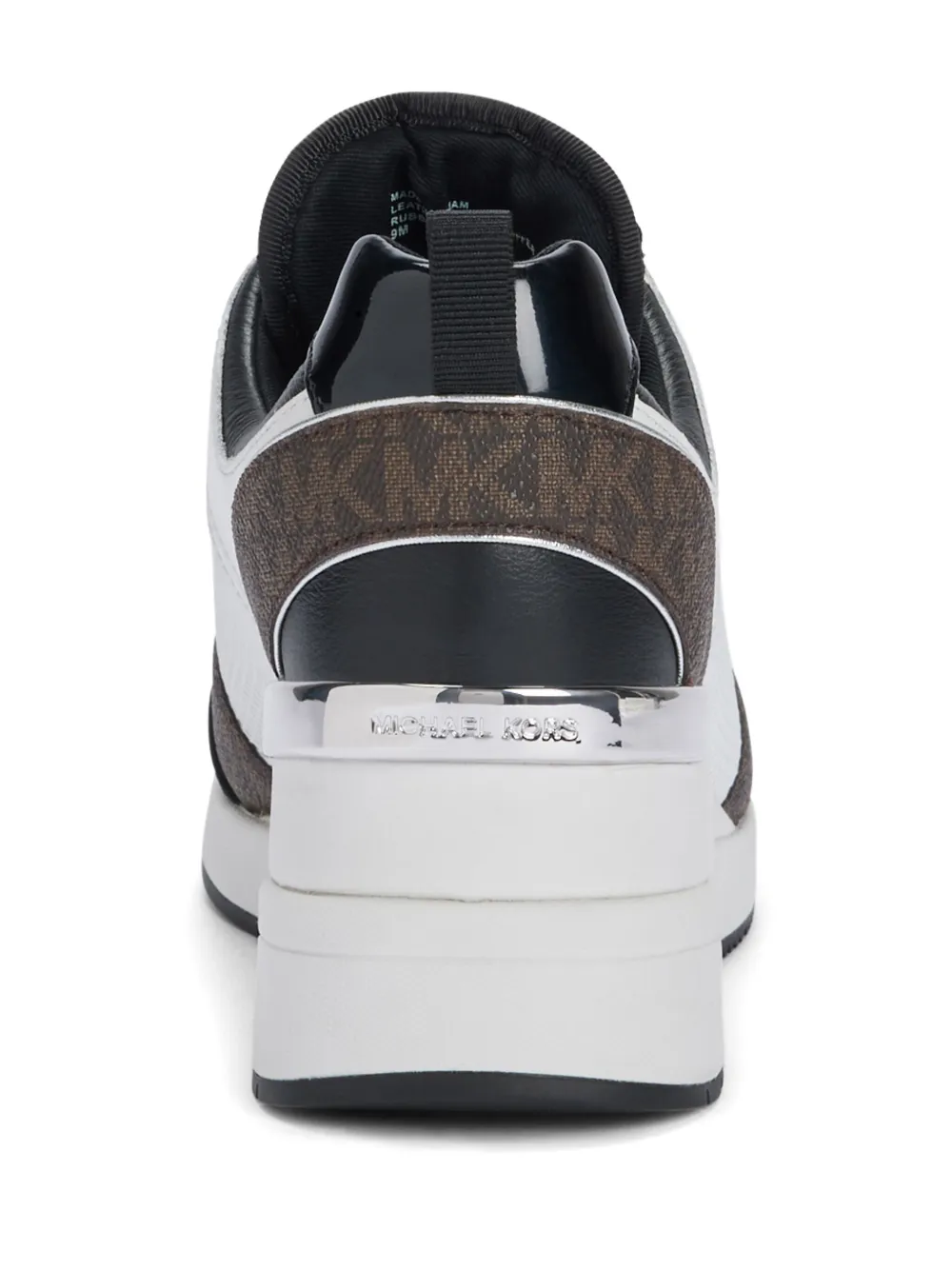 Michael Kors Georgia sneakers met sleehak Wit