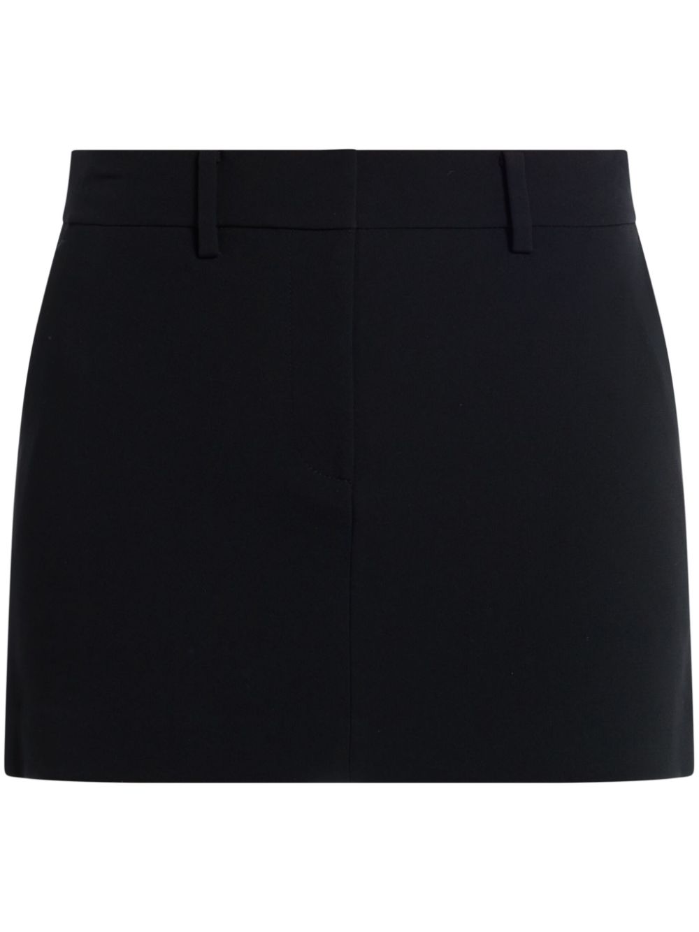 crepe mini skirt