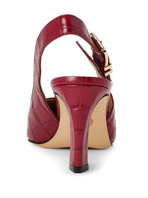 Michael Kors 76mm Darrington Slingback Pumps Red FARFETCH CA
