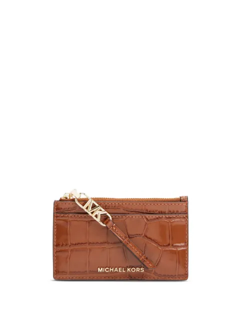 Michael Kors crocodile-effect card holder