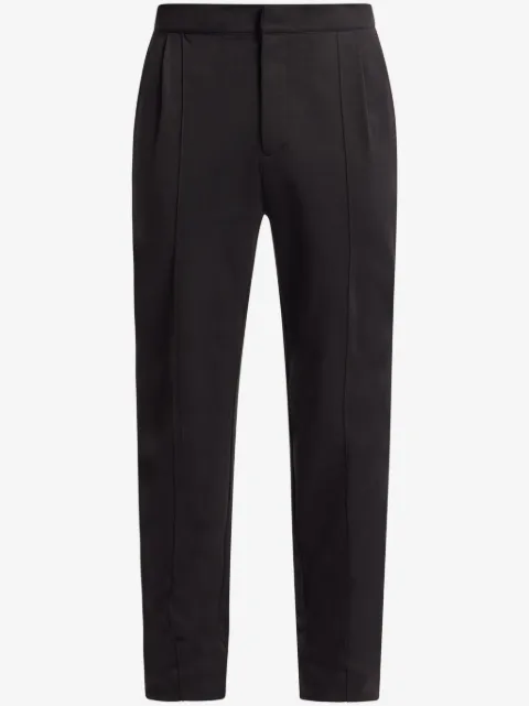 Michael Kors pressed-crease tapered trousers 