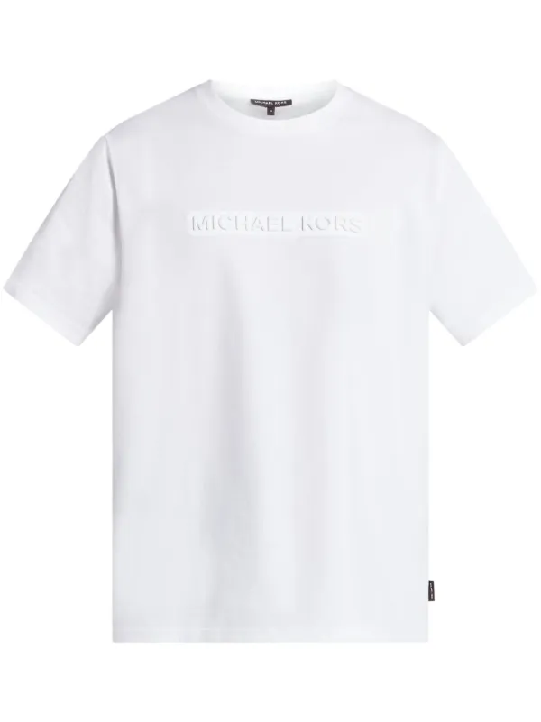 Tシャツ・カットソー Michael Kors Men T-shirt White CF2516RFV4 100 24992070_55887065_600.jpg