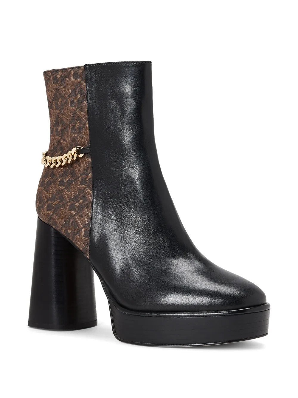 Michael Kors 110 mm Carlisle enkellaarzen - Zwart