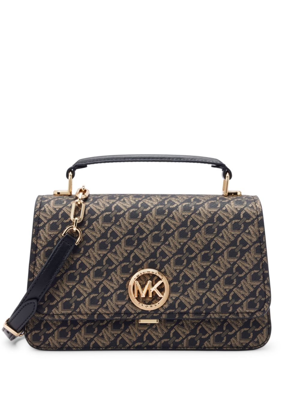 Michael Kors Empire medium crossbodytas Zwart