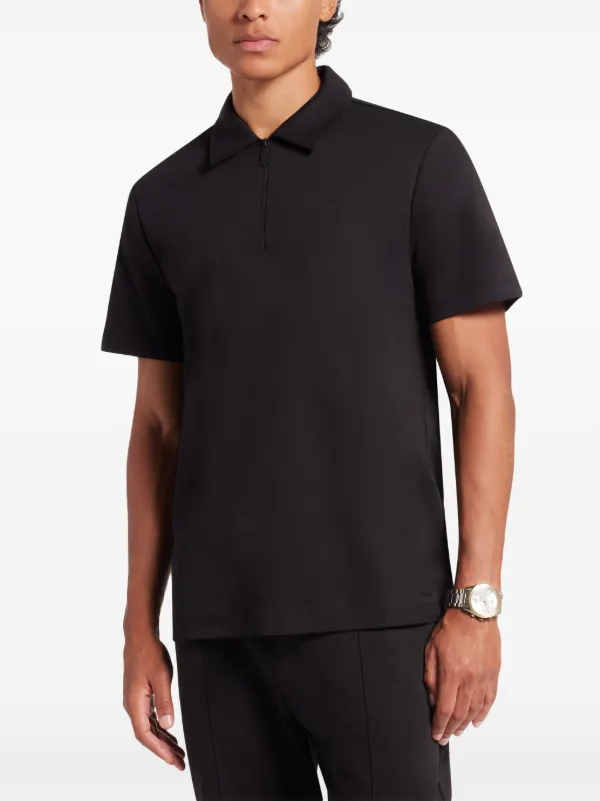店内商品がすべてレジにて半額！！ Michael Kors zip-up Polo Shirt | Black | FARFETCH トライアルセット・サンプル
